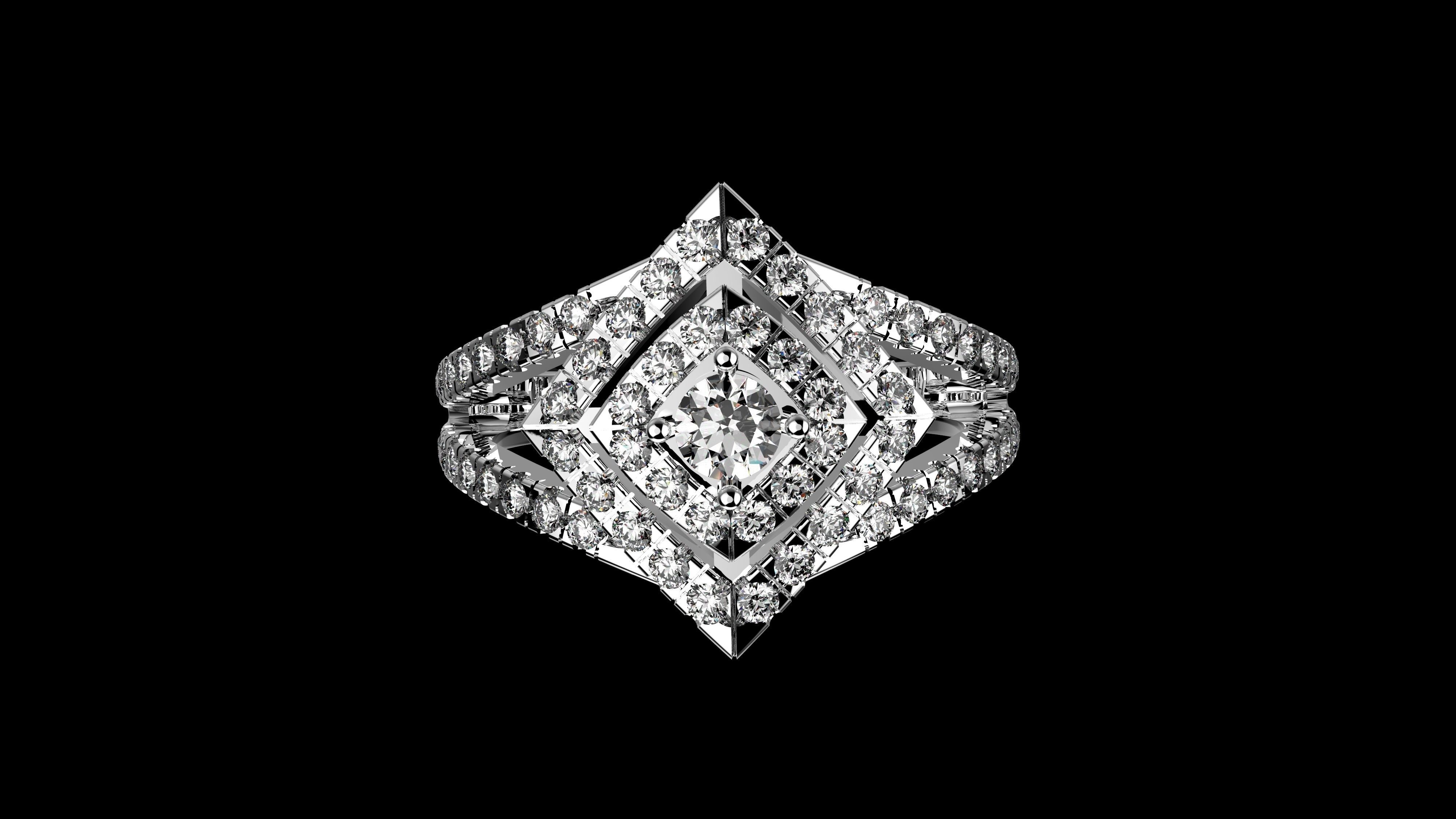 M RINGS N72 3D print model_3