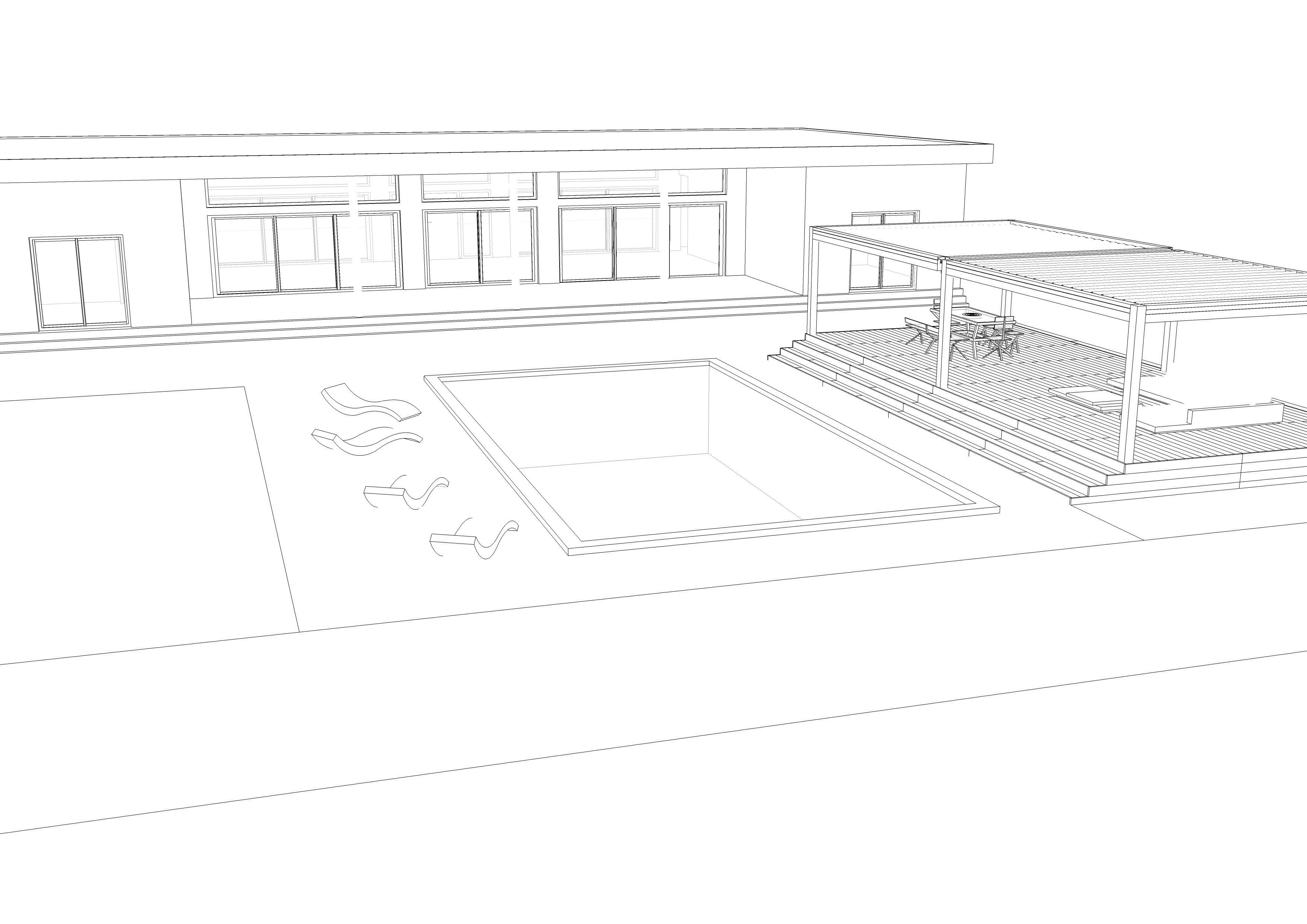 Modern house 2 3D model_2