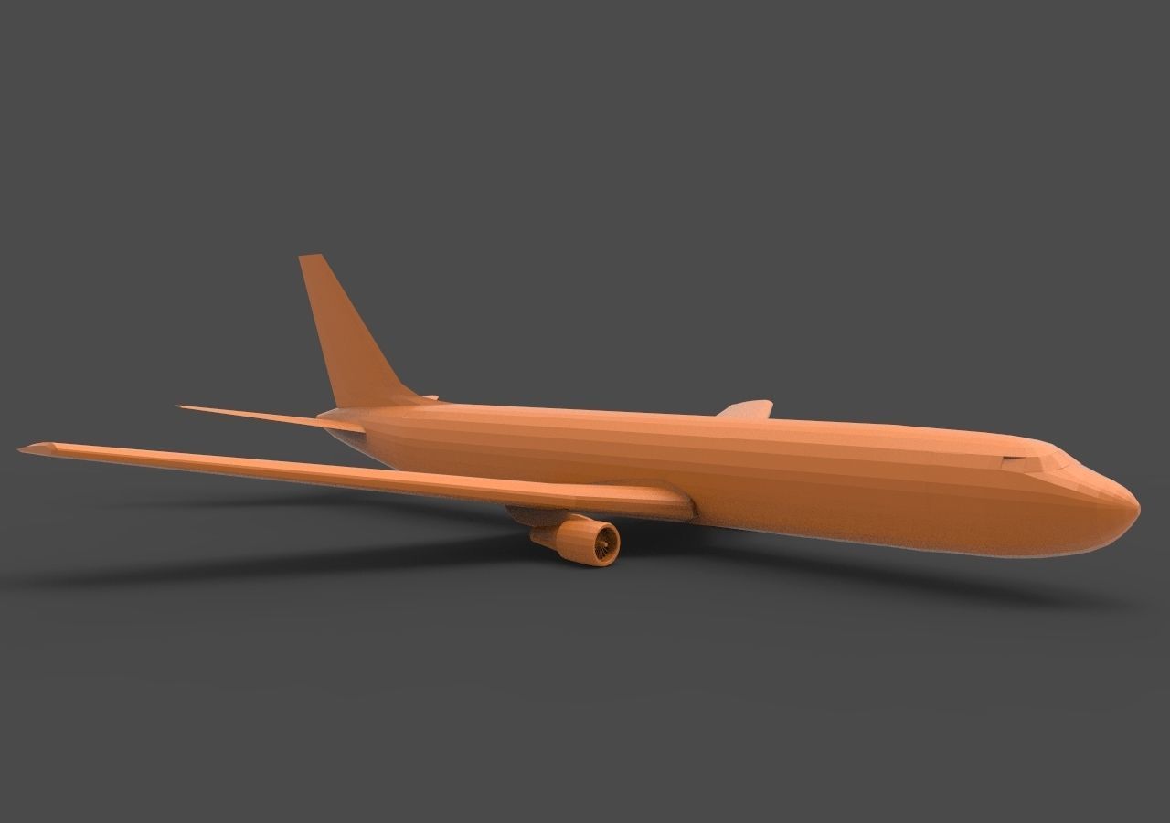 Boeing 767 3D print model_2