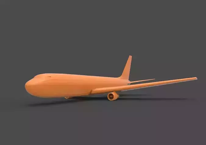 Boeing 767 3D print model