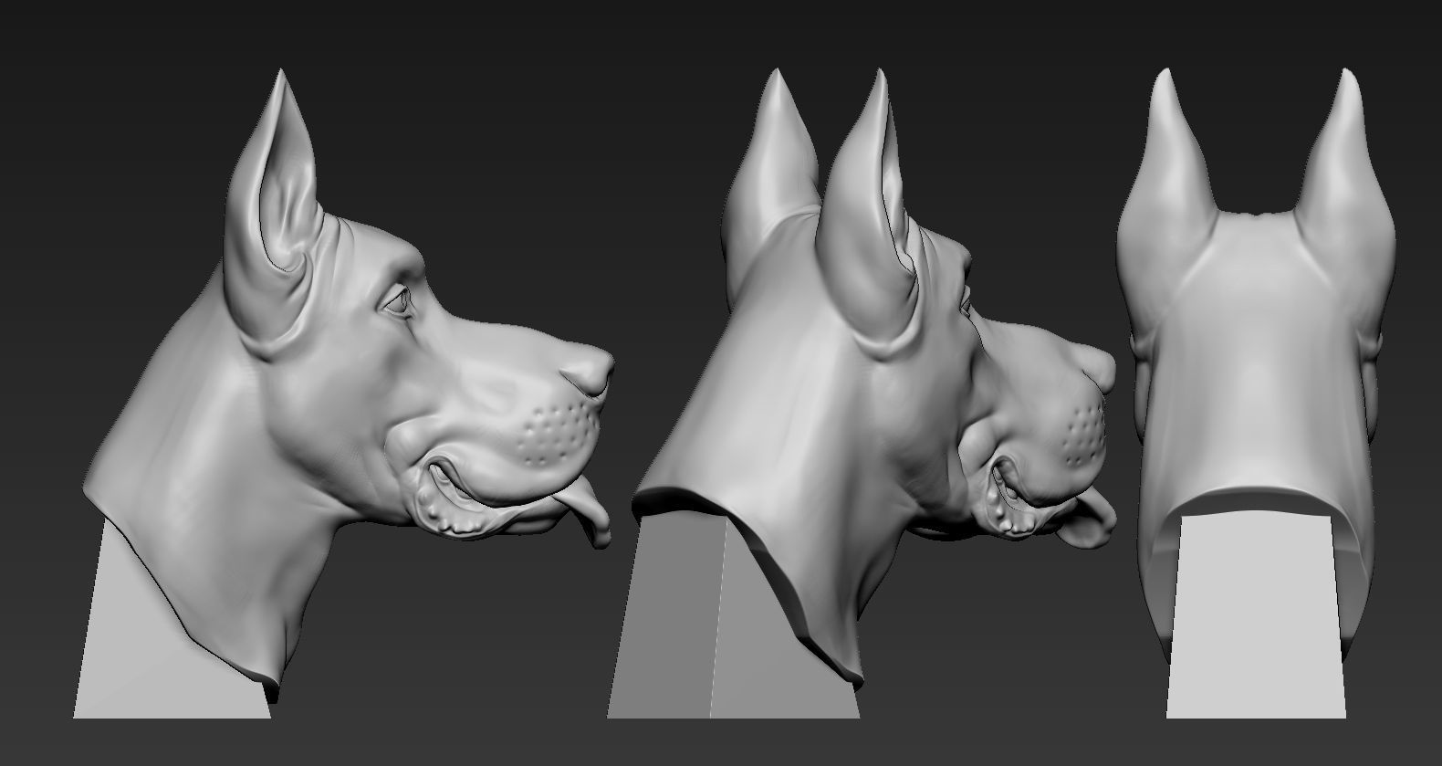 Grand Dane 3D print model_4