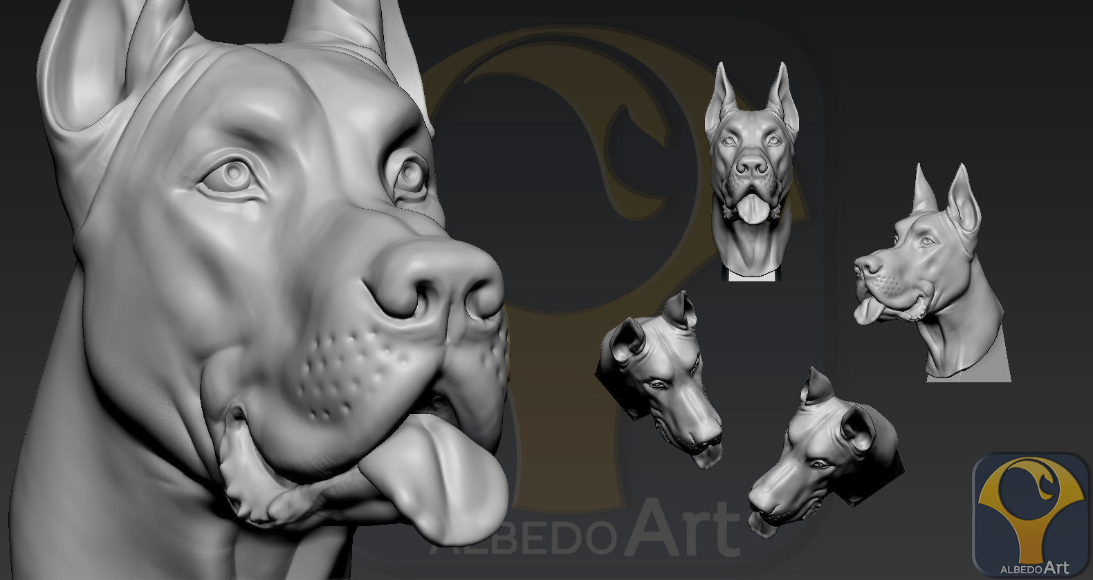 Grand Dane 3D print model_2