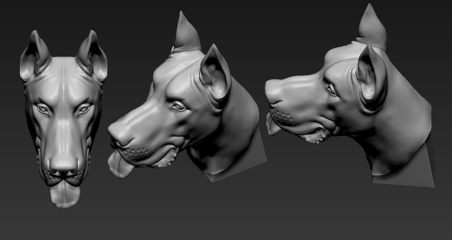 Grand Dane 3D print model_7