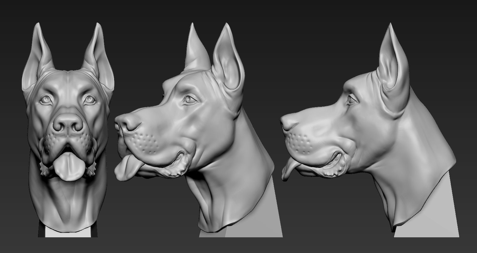 Grand Dane 3D print model_3