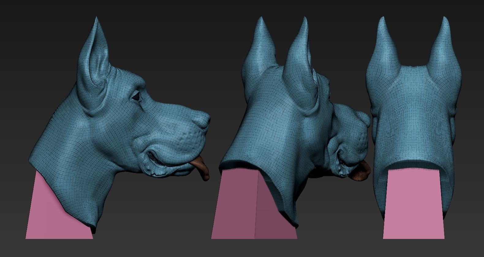 Grand Dane 3D print model_16