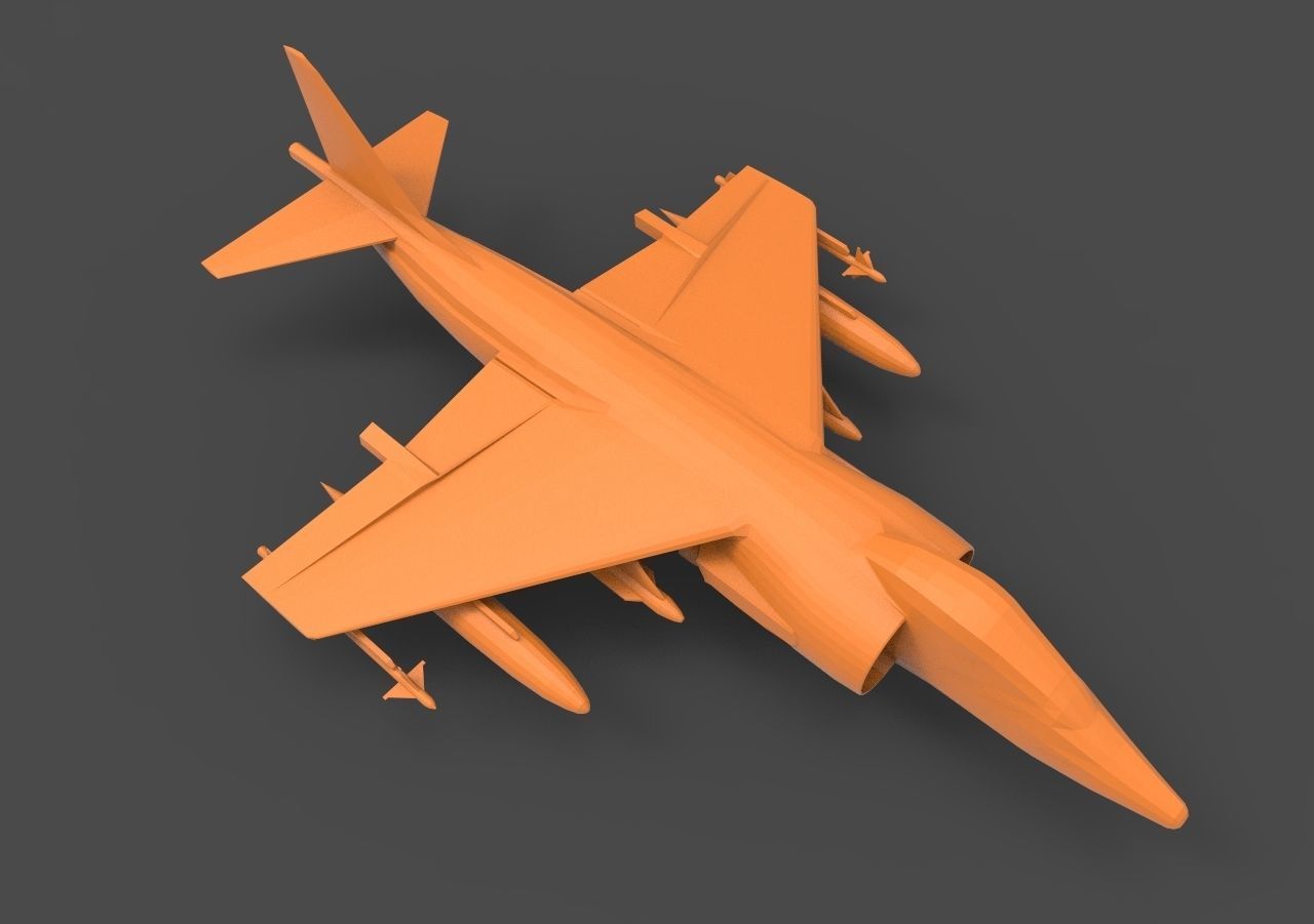 AV-8B Harrier 3D print model_7