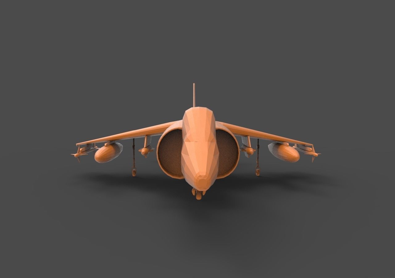 AV-8B Harrier 3D print model_1