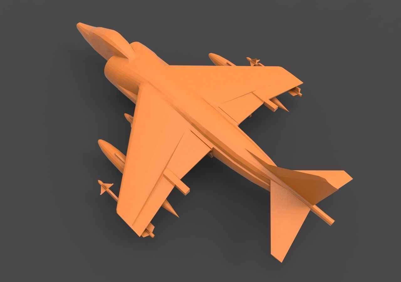 AV-8B Harrier 3D print model_6