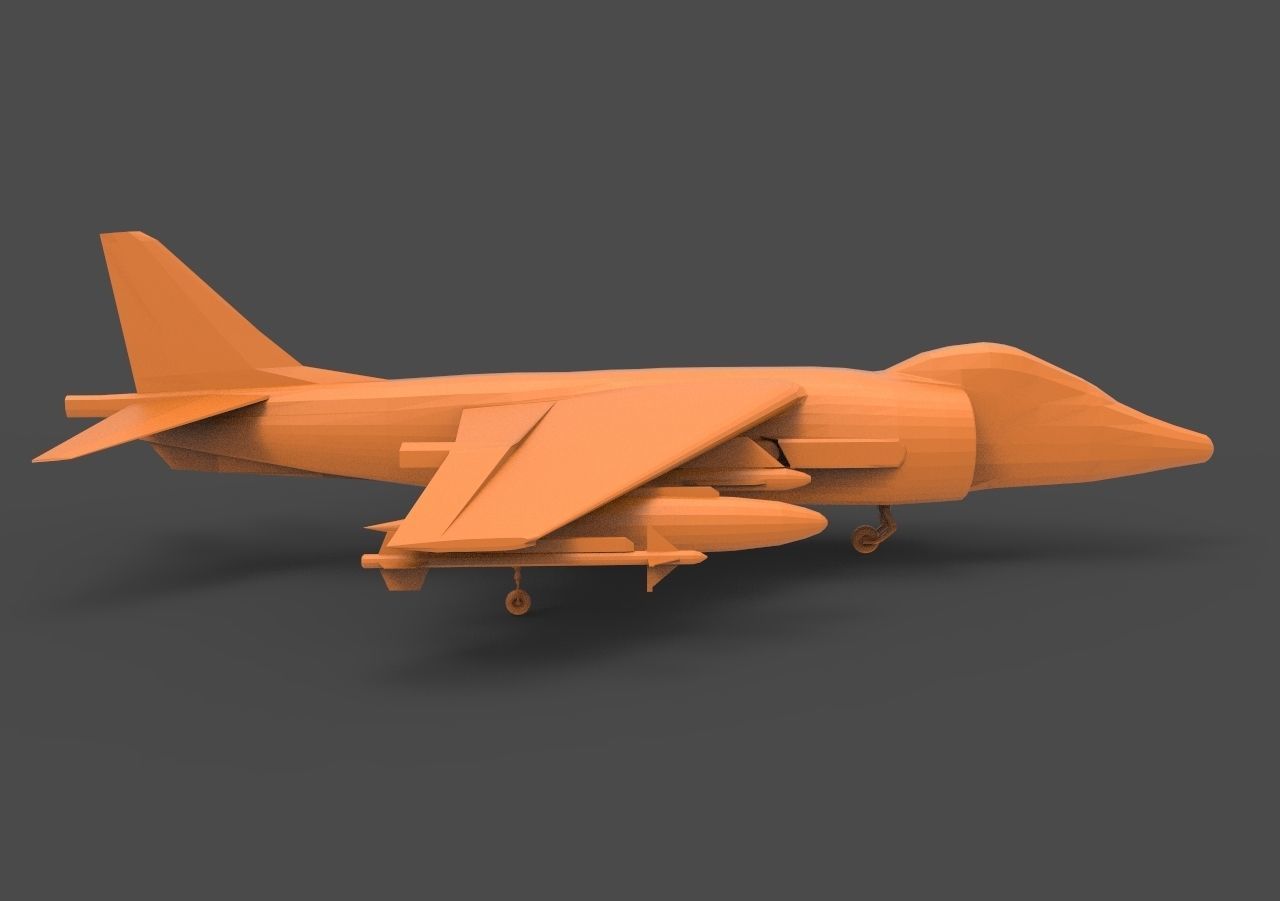 AV-8B Harrier 3D print model_3