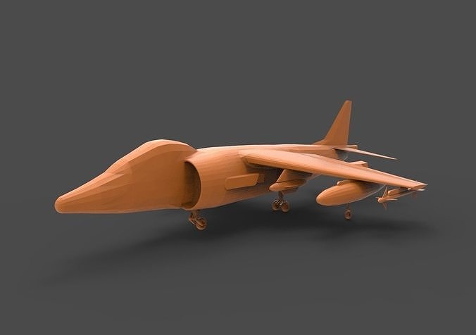AV-8B Harrier 3D print model
