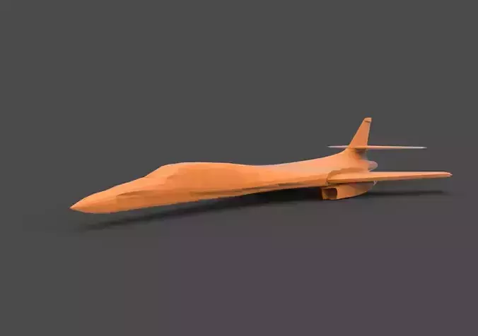 Rockwell B-1 3D print model
