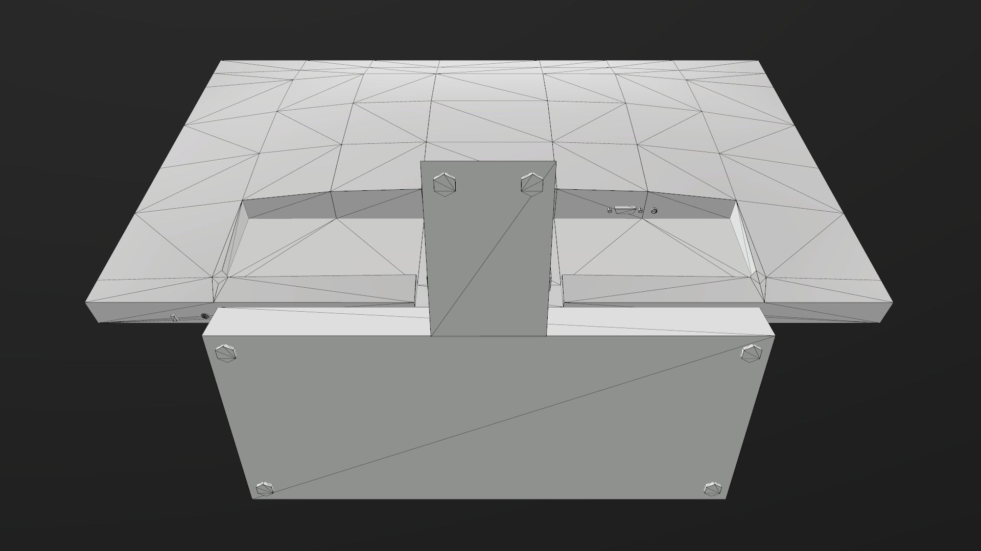 Game Ready Computer Monitor Low-poly 3D model_21