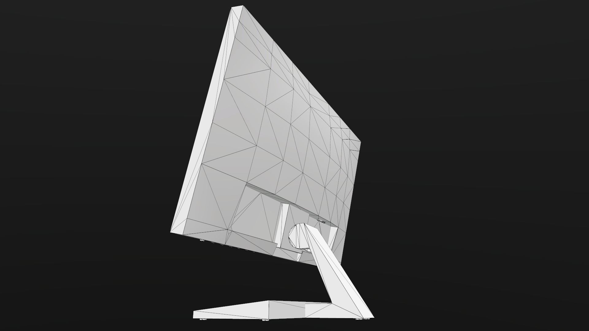 Game Ready Computer Monitor Low-poly 3D model_20