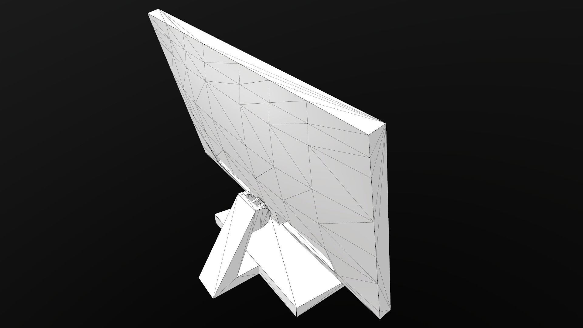 Game Ready Computer Monitor Low-poly 3D model_23
