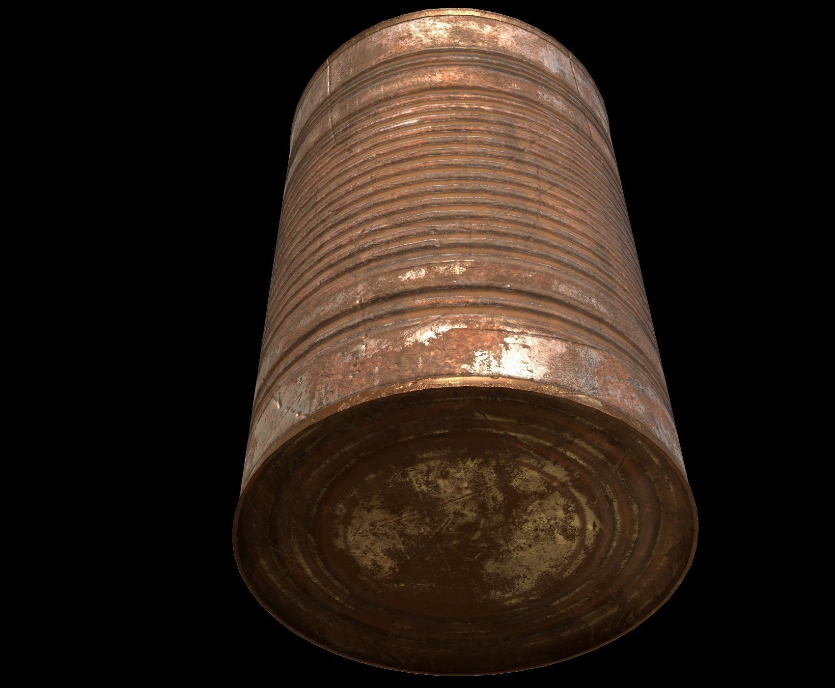 Tin Can - PBR Low-poly 3D model_6