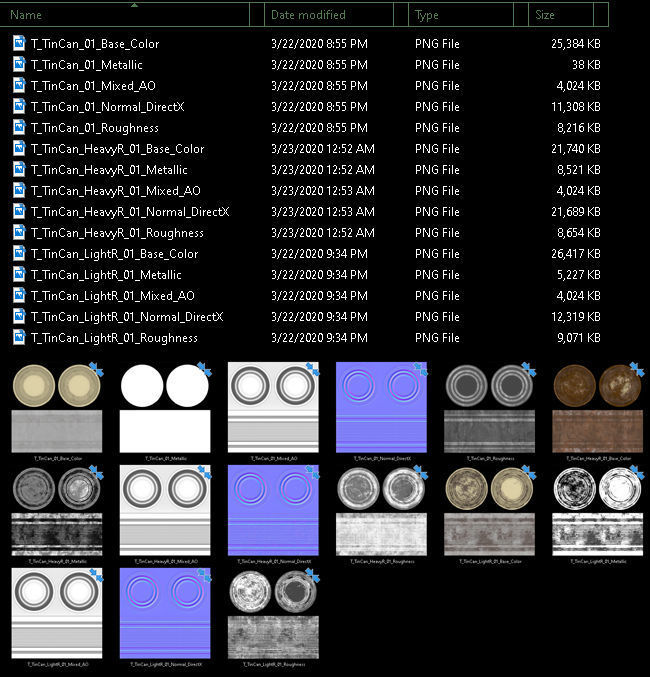 Tin Can - PBR Low-poly 3D model_21