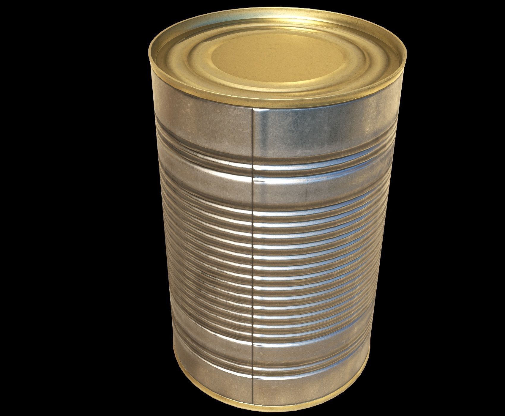 Tin Can - PBR Low-poly 3D model_5