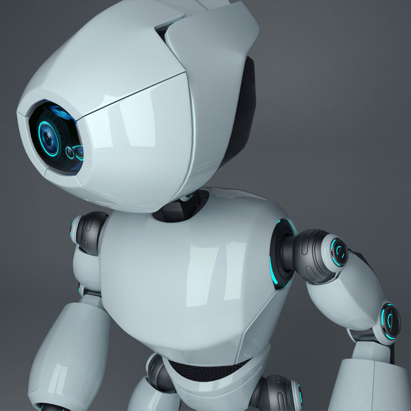 Short Robot 3D model_13