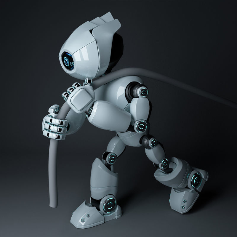 Short Robot 3D model_11