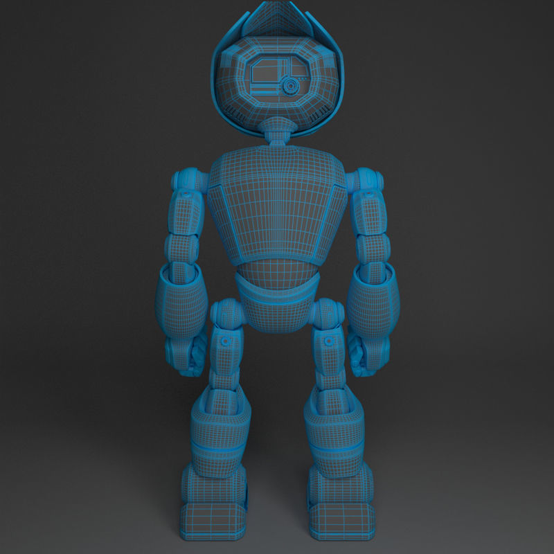 Short Robot 3D model_21