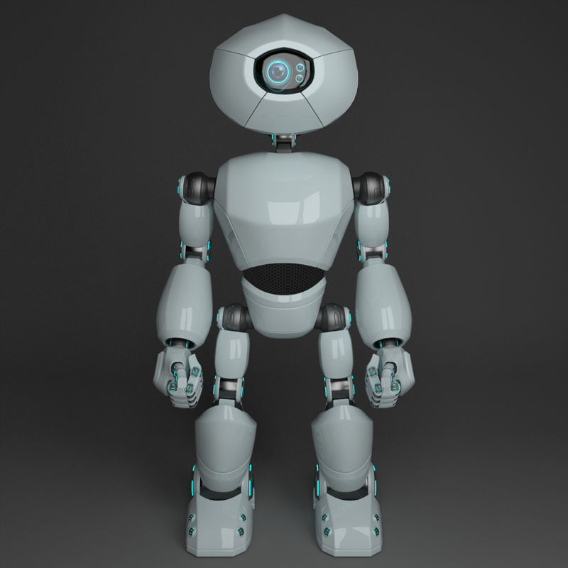 Short Robot 3D model_15