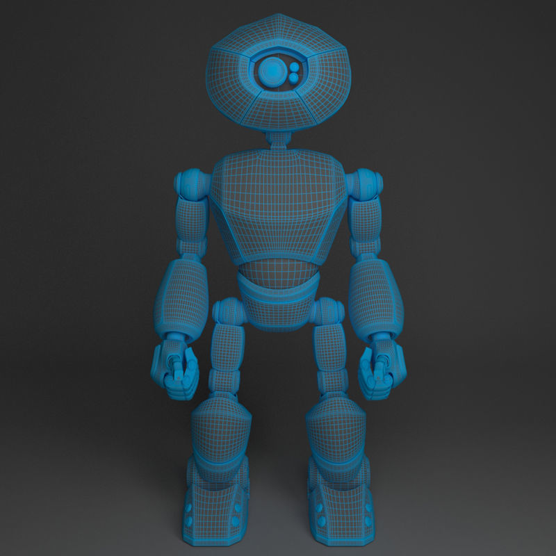 Short Robot 3D model_17