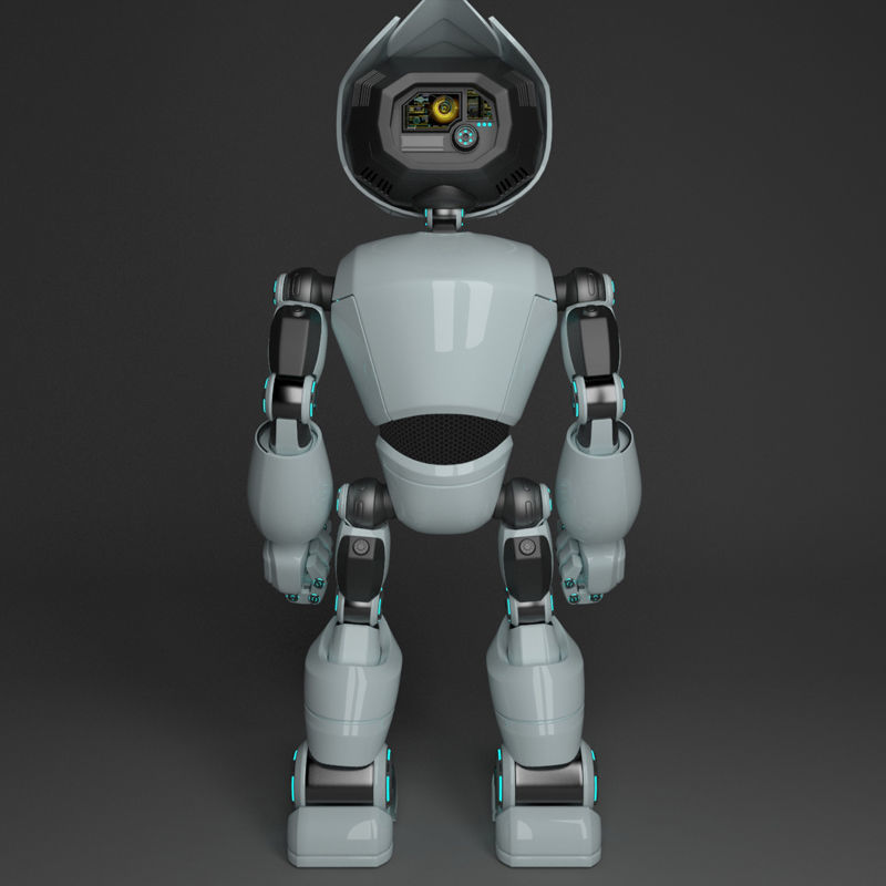 Short Robot 3D model_20