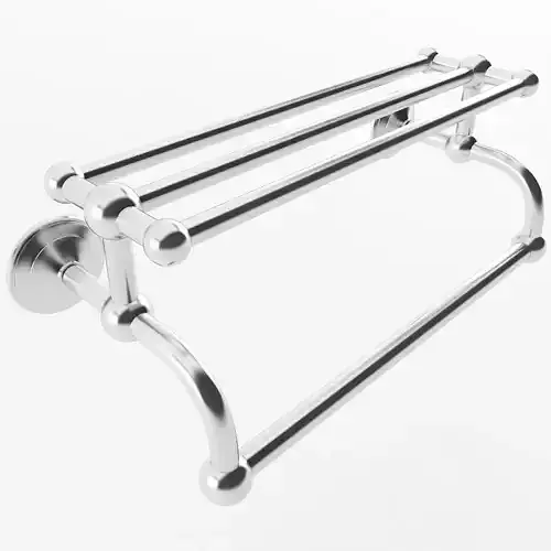 Metal Bathroom Towel Rack