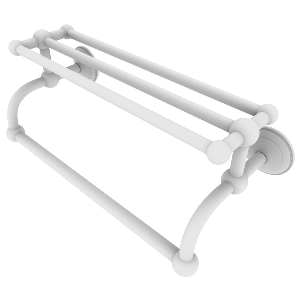 Metal Bathroom Towel Rack 3D model_3