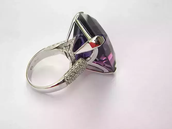 Diamond Ring 3D print model An001