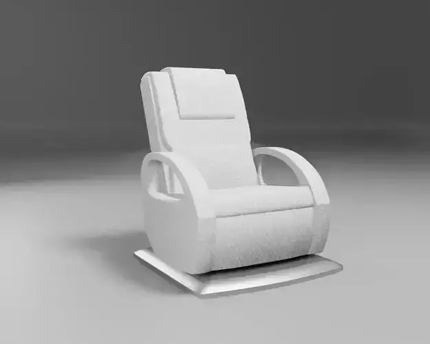 massage wellness chair modern white leather