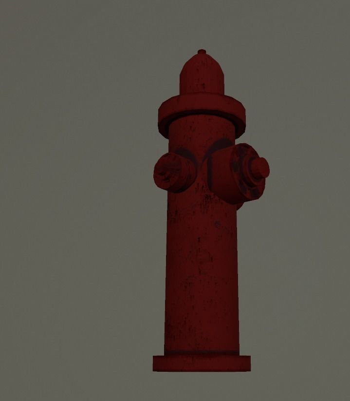 Fire Hydrant Static Model Free 3D model_2