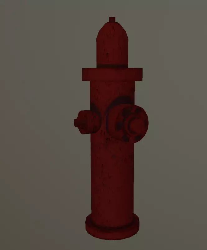 Fire Hydrant Static Model Free 3D model_0