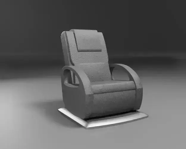 massage wellness chair modern black leather