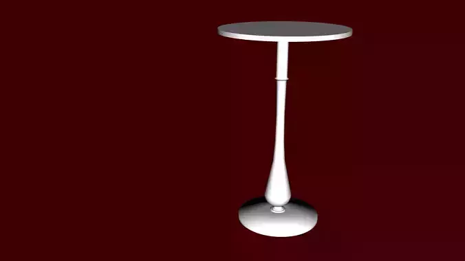 Round Dining Table free 3D model | CGTrader