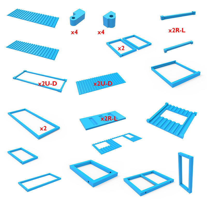 Contener House Low-poly 3D model_5