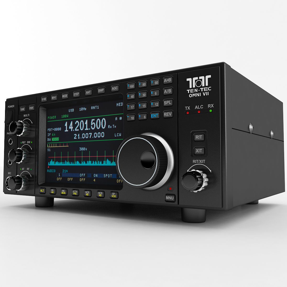 Ten-Tec Omni VII Transceiver 3D model_1