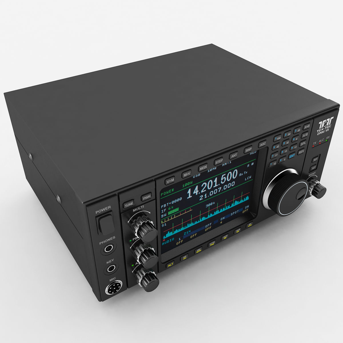 Ten-Tec Omni VII Transceiver 3D model_3