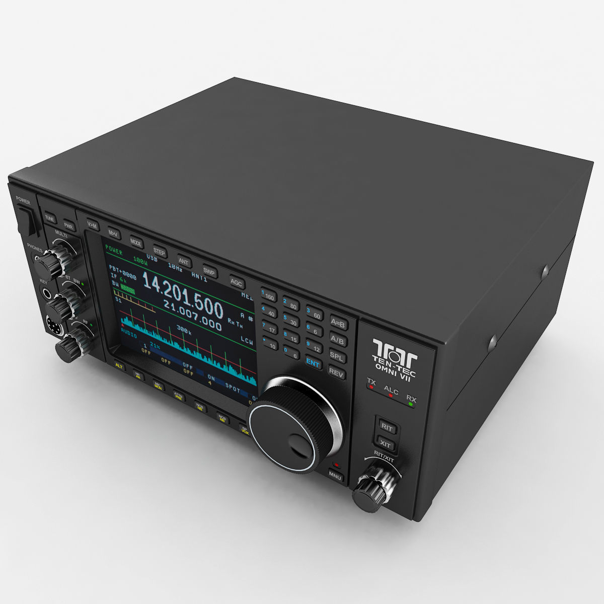 Ten-Tec Omni VII Transceiver 3D model_2