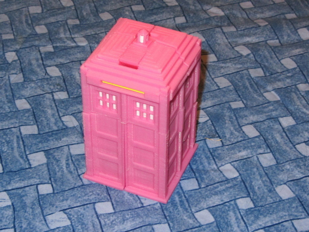 Hello Kitty Tardis Transformer mod Free 3D print model_1