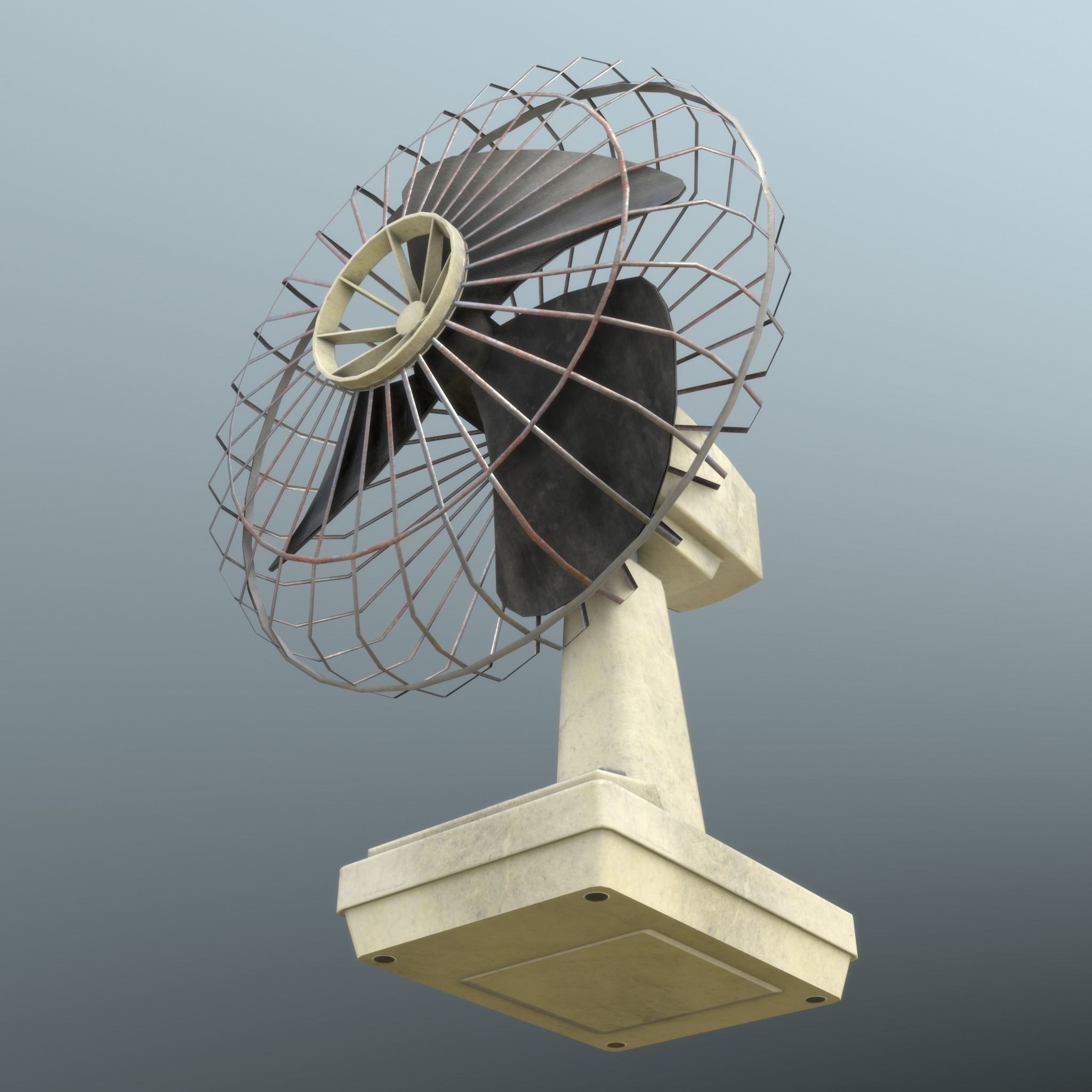 Retro Fan - Clean and Old 3D Model Collection_21