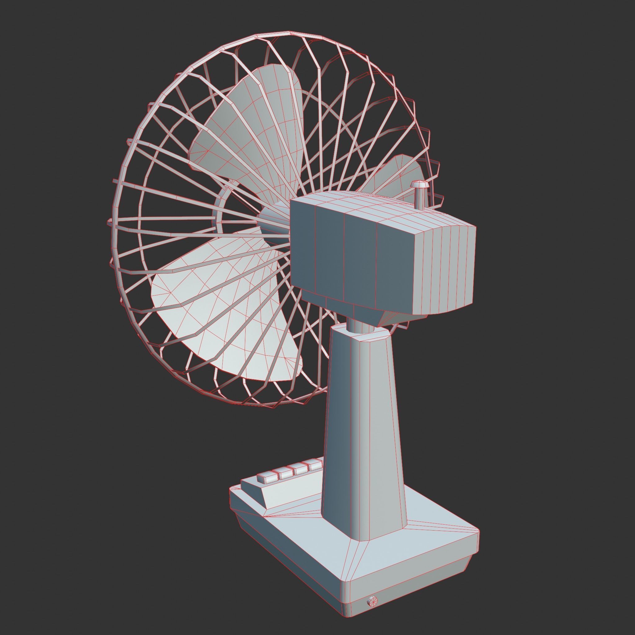 Retro Fan - Clean and Old 3D Model Collection_32
