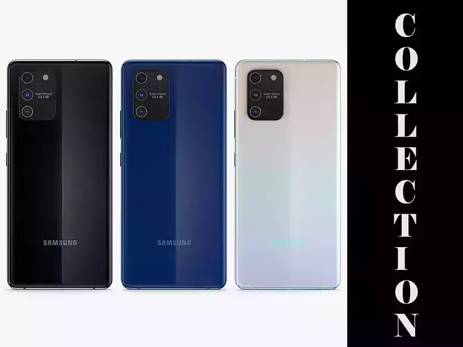 Samsung Galaxy S10 Lite All Colors 3D model Samsung Galaxy S10 Lite All Colors 3D model