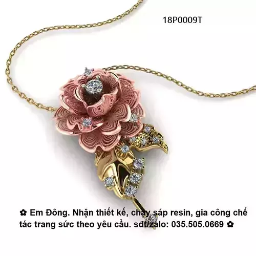 Flower pendant