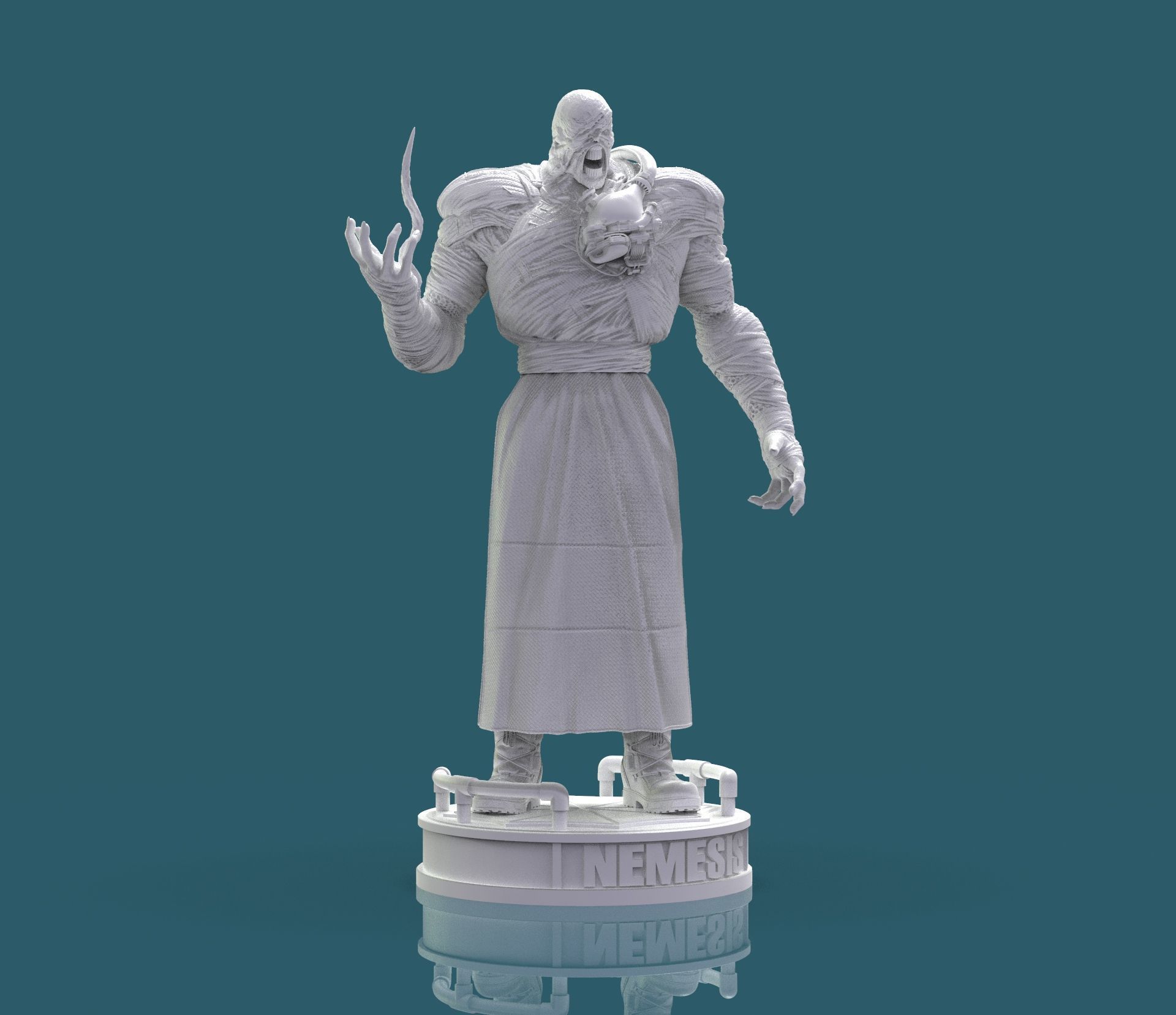 NEMESIS Resident Evil 3 Remake Version  3D print model_1