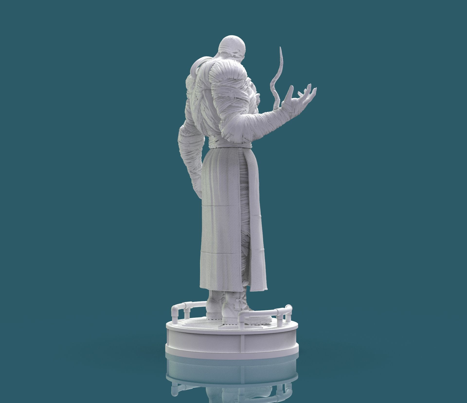 NEMESIS Resident Evil 3 Remake Version  3D print model_4