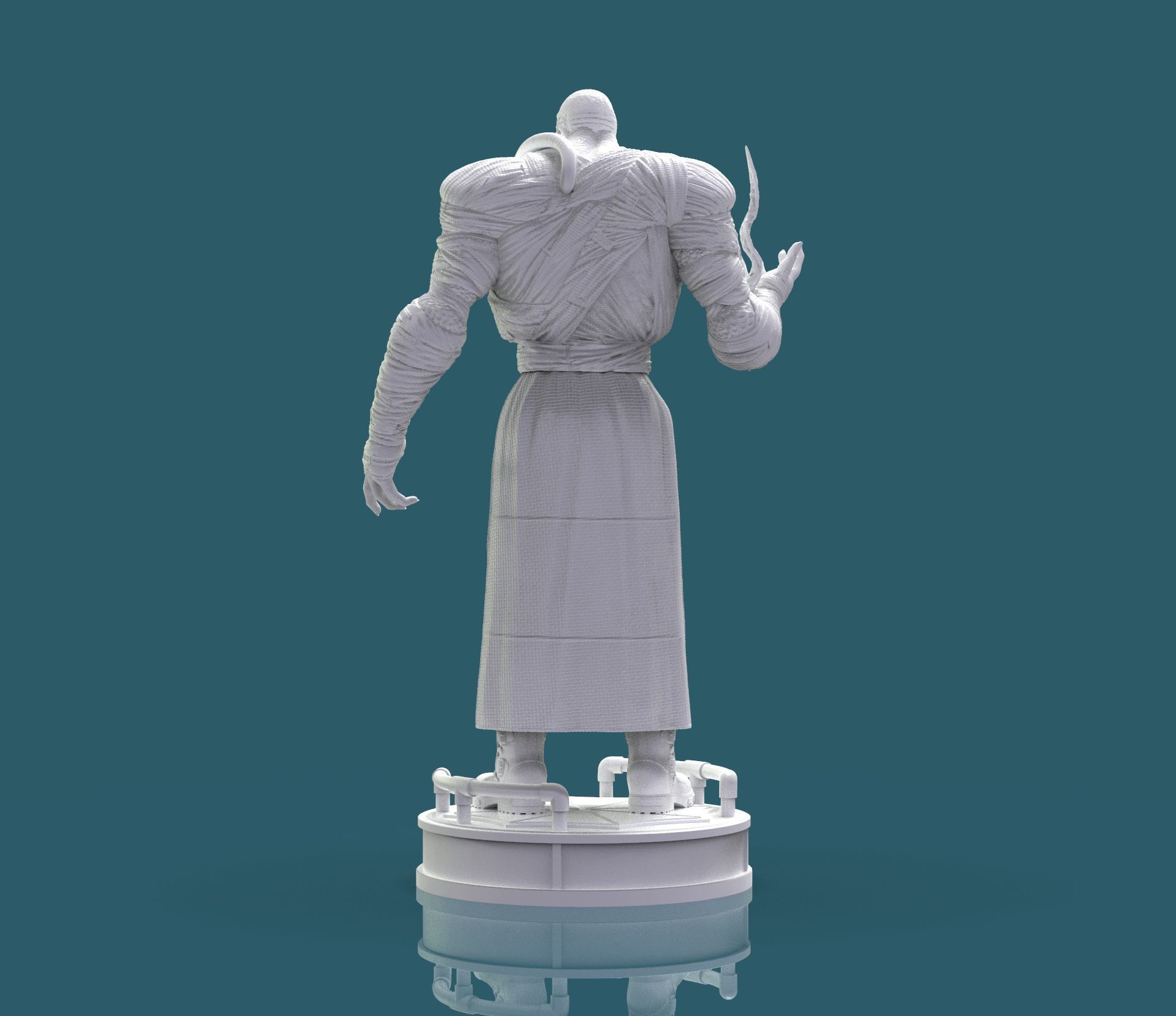 NEMESIS Resident Evil 3 Remake Version  3D print model_6