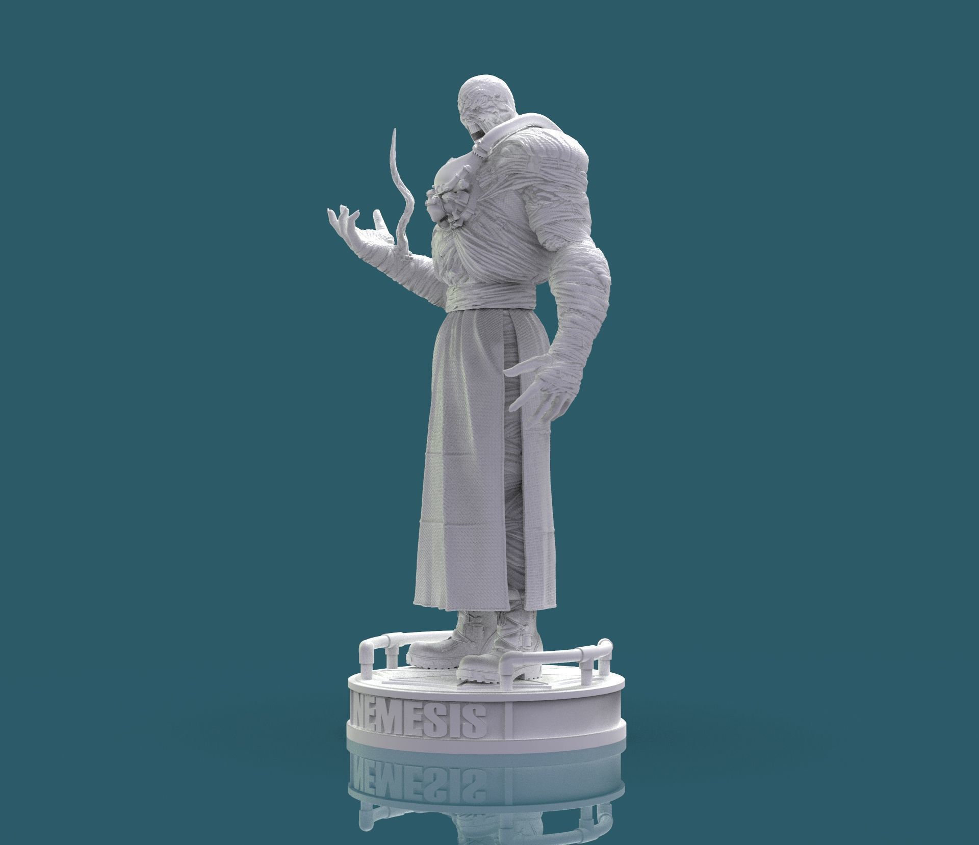 NEMESIS Resident Evil 3 Remake Version  3D print model_9