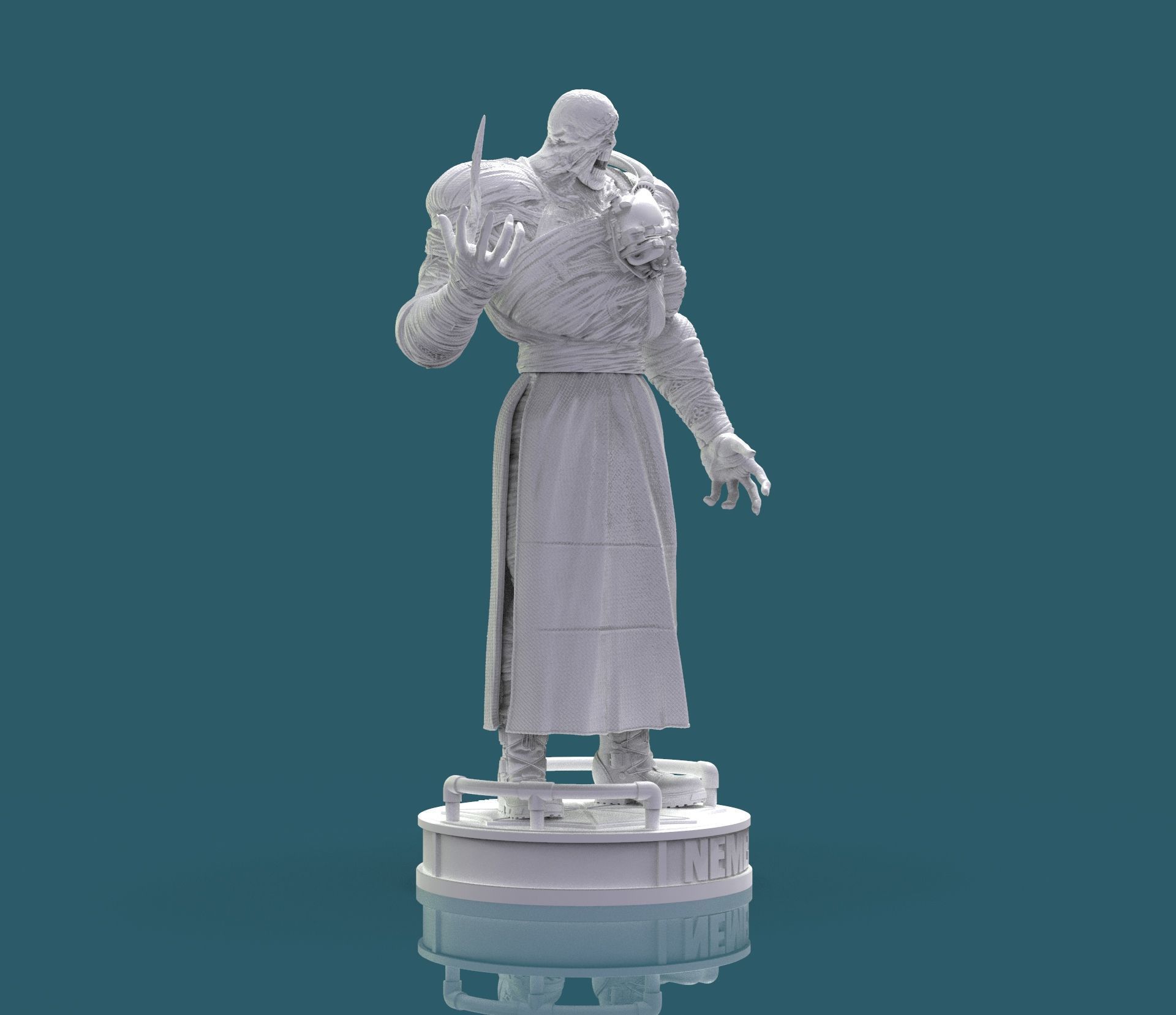 NEMESIS Resident Evil 3 Remake Version  3D print model_2
