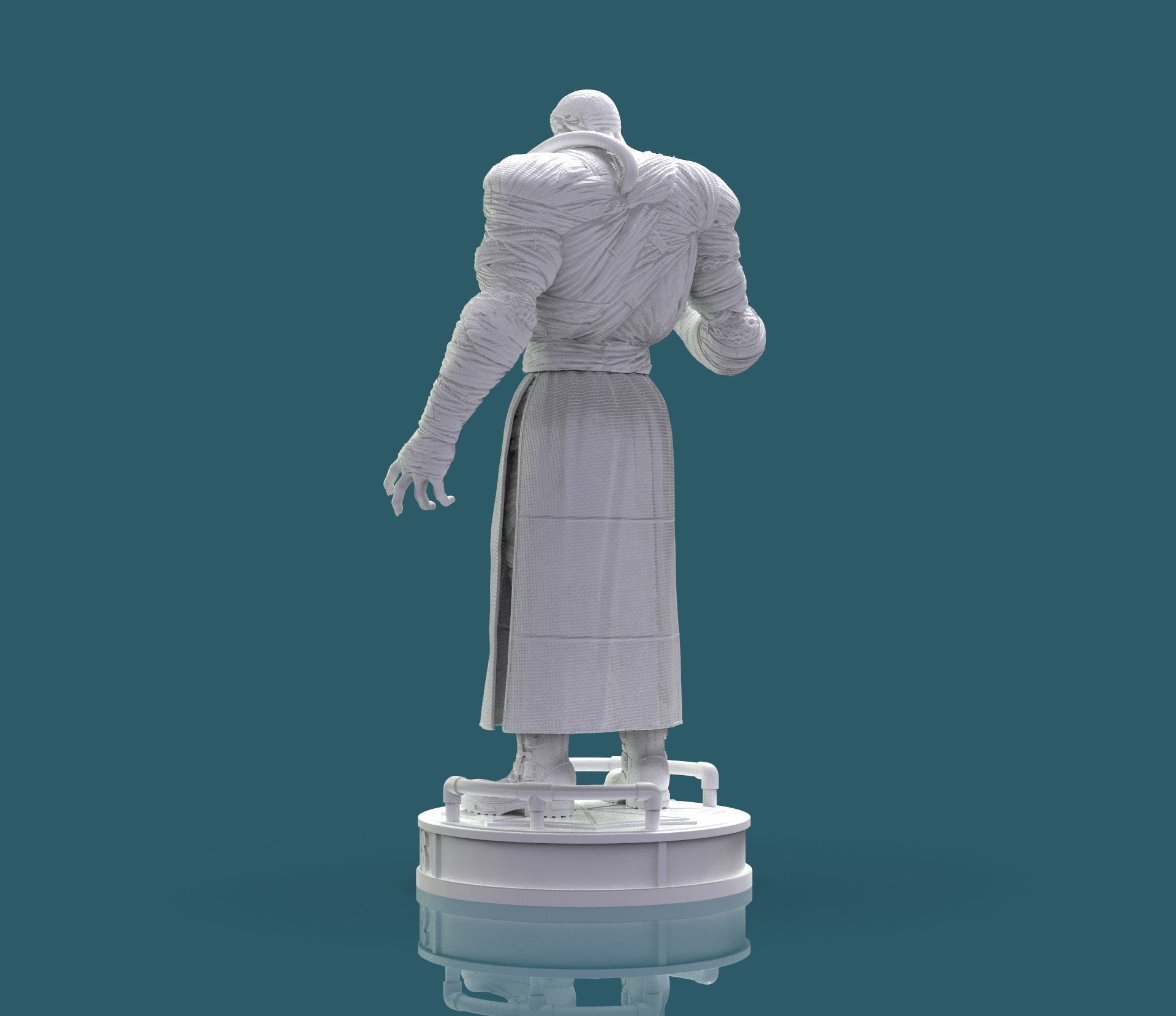 NEMESIS Resident Evil 3 Remake Version  3D print model_7